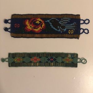 Artisanal Beaded Cuff